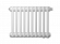 Радиатор трубчатый Zehnder Charleston Retrofit 3037, 28 сек.1/2 ниж.подк. RAL9016 (кроншт.в компл)